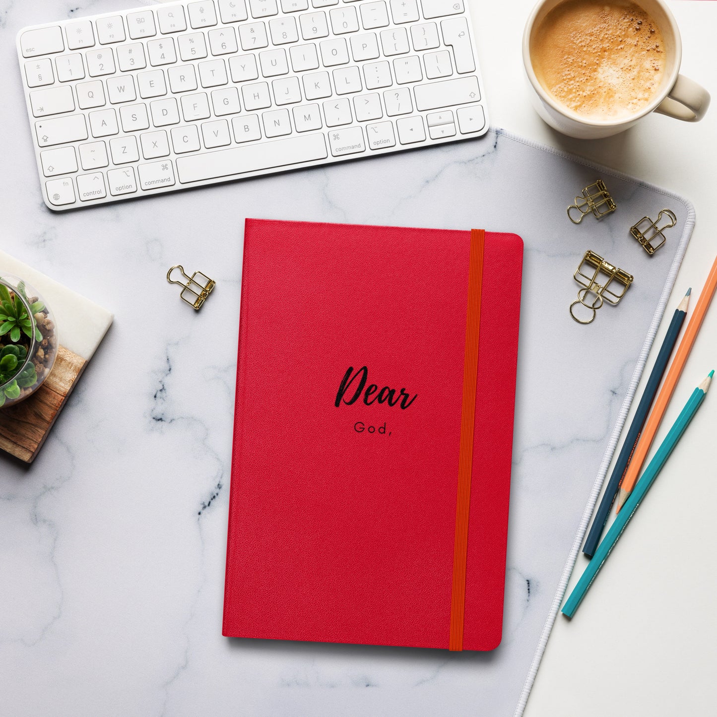 Dear God, Hardcover Bound Journal