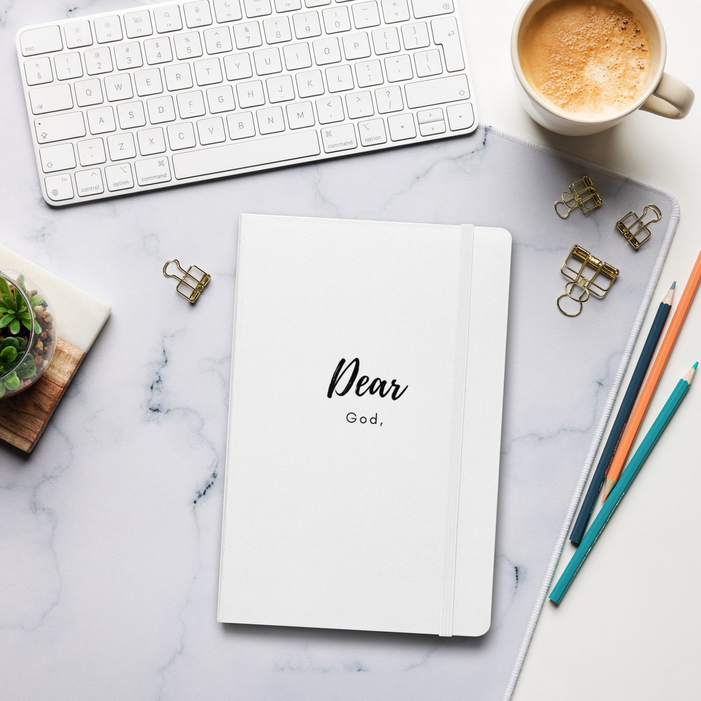 Dear God, Hardcover Bound Journal
